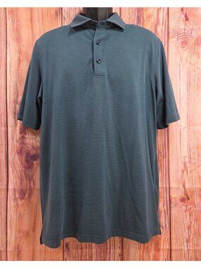 Jim Nantz + Vineyard Vines Mens Blue Striped Polo Size Medium
